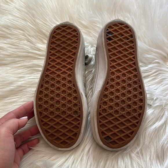 Vans | Silver Glitter Shoes Size 1.0 - Picture 6 of 11